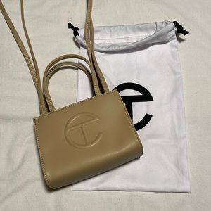 SMALL TAN TELFAR BAG